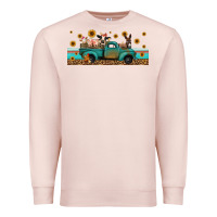 Pale Pink western animals truck Premium Sweatshirt - Jasminsmagicworld
