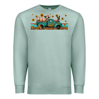 Seafoam western animals truck Premium Sweatshirt - Jasminsmagicworld
