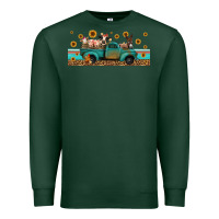 Sports Green western animals truck Premium Sweatshirt - Jasminsmagicworld