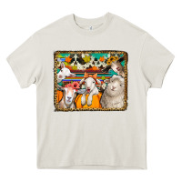 Cream autumn sheeps Heavy Core Tee - Jasminsmagicworld