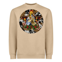 Mushroom Oh Holy Night Christmas Heavyweight Sweatshirt - RanaPortraitStore