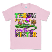 Bubblegum Pink throw me something mister mardi gras olivia Classic Tee - OliviaCreatesArt