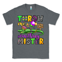 Charcoal Heather throw me something mister mardi gras olivia Classic Tee - OliviaCreatesArt