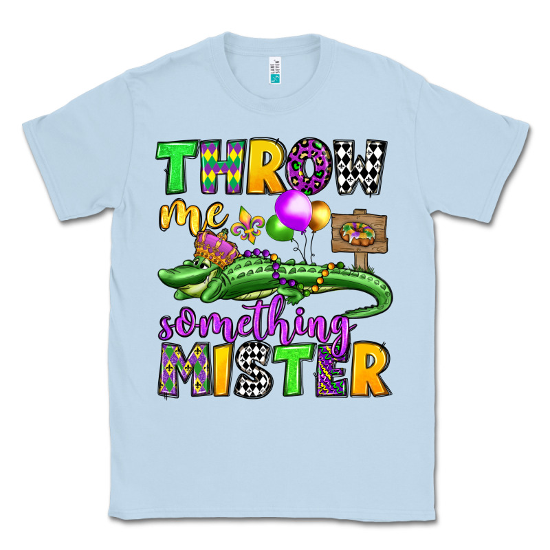 Throw Me Something Mister Mardi Gras Olivia Classic Tee by OliviaCreatesArt | Teevron