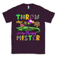 Plum throw me something mister mardi gras olivia Classic Tee - OliviaCreatesArt