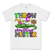 White throw me something mister mardi gras olivia Classic Tee - OliviaCreatesArt