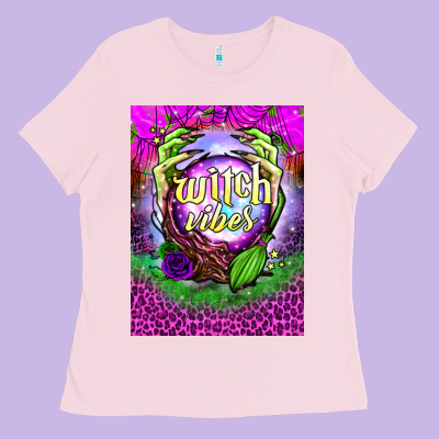 Witch Vibes Air Freshener Ladies Tee Designed By Bundleandbundleshop