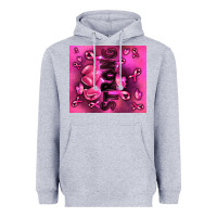 Heather Grey strong breast cancer Heavyweight Hoodie - RanaPortraitStore
