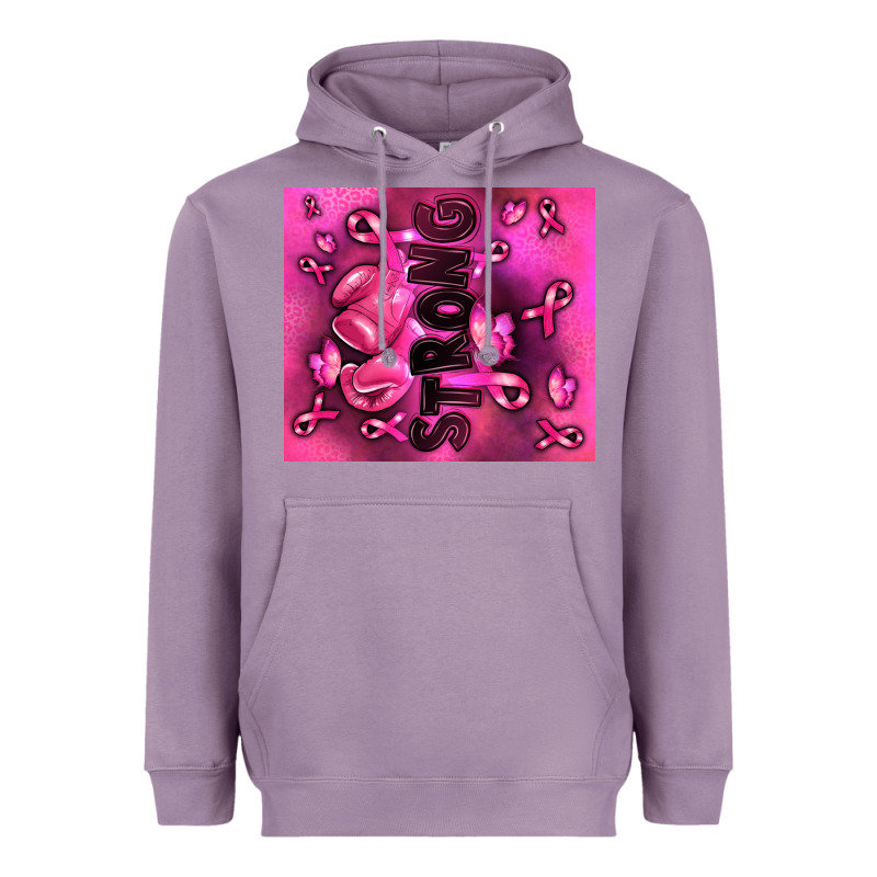 Strong Breast Cancer Heavyweight Hoodie by RanaPortraitStore | Teevron
