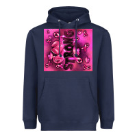 Navy strong breast cancer Heavyweight Hoodie - RanaPortraitStore