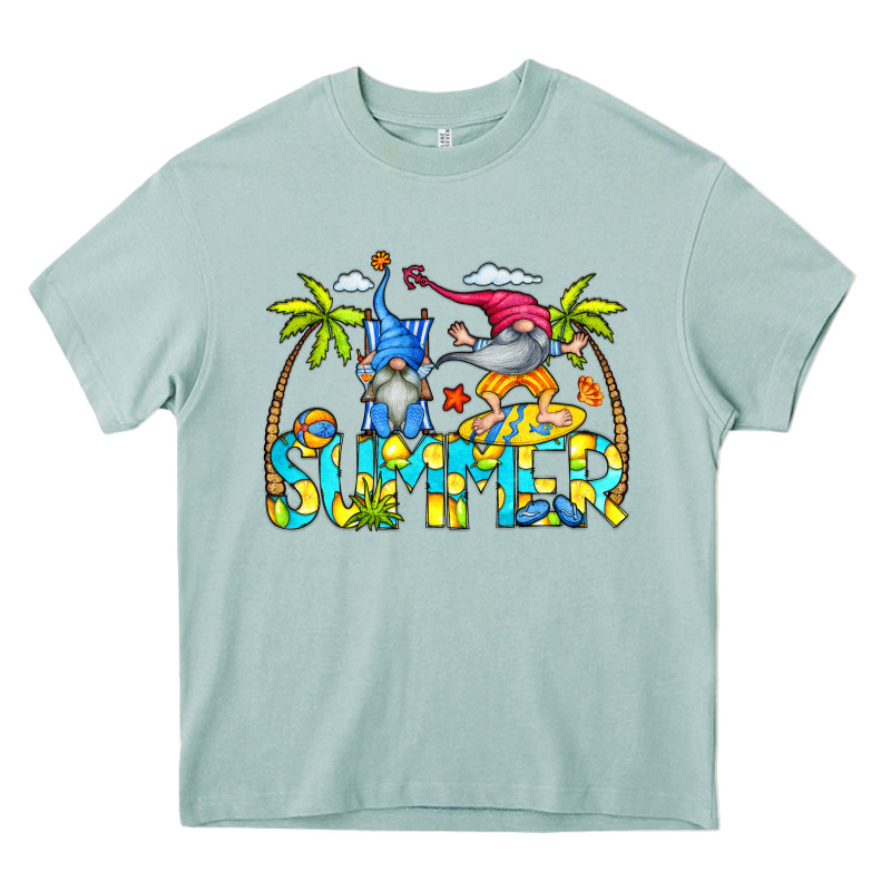 Summer Gnomes Heavy Core Tee by CowCowDesign | Teevron