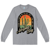 Heather Grey Arizona Bay Swim Team Long Sleeve Tee - DesigneFamous