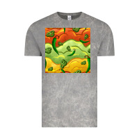 Cloud Rock mexican sauce and jalapeno seamless pattern Vintage Tee - BundleAndBundleShop
