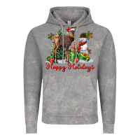 Cloud Rock happy holidays baby deer Vintage Hoodie - LillyAllenDesigns