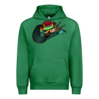 Emerald aztec sunflower cowboy hat Urban Hoodie - Jasminsmagicworld