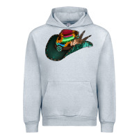 Heather Grey aztec sunflower cowboy hat Urban Hoodie - Jasminsmagicworld