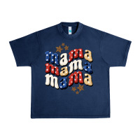 Navy american mama Urban Heavy Tee - BundleAndBundleShop
