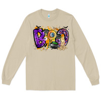 Mushroom boo Long Sleeve Tee - CowhideDigitalArt
