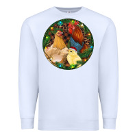 White Christmas Chick Family Premium Sweatshirt - RanaPortraitStore