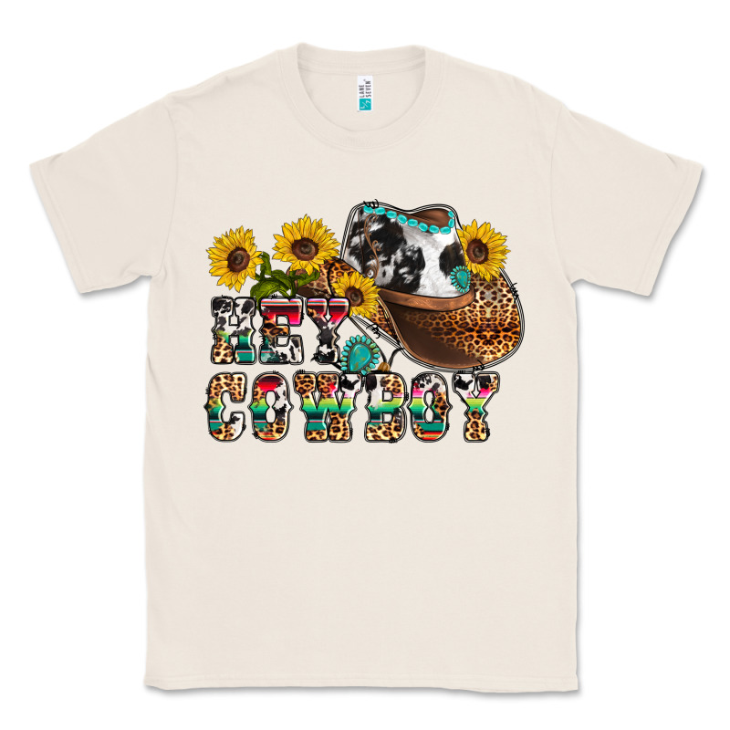 Hey Cowbow Classic Tee by OliviaCreatesArt | Teevron