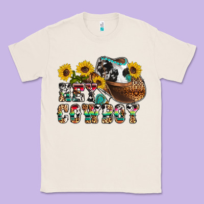Hey Cowbow Classic Tee Designed By Oliviacreatesart