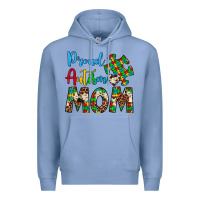 Colony Blue proud autism mom Premium Hoodie - Artiststas