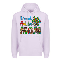 Lilac proud autism mom Premium Hoodie - Artiststas
