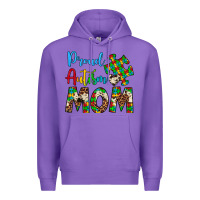 Purple proud autism mom Premium Hoodie - Artiststas