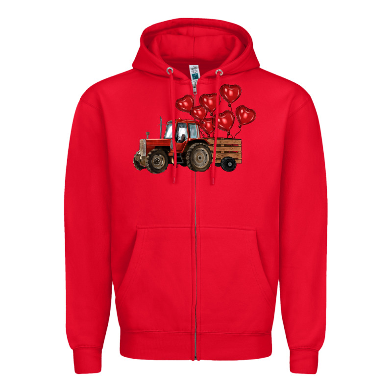 Farm Tractor Zipper Hoodie by RanaPortraitStore | Teevron