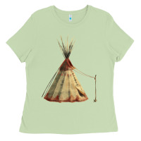 Matcha teepe tipi Ladies Tee - FaDigitalArtStudio