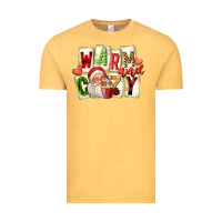 Vintage Mustard warm and cozy santa Vintage Tee - FaDigitalArtStudio