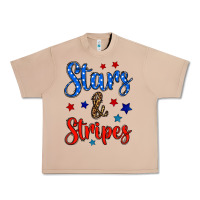 Burro stars & stripes Urban Heavy Tee - BundleAndBundleShop
