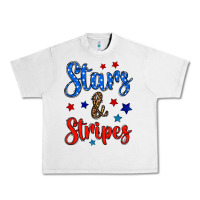 Lunar Rock stars & stripes Urban Heavy Tee - BundleAndBundleShop