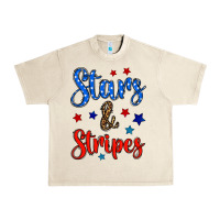 Sandshell stars & stripes Urban Heavy Tee - BundleAndBundleShop