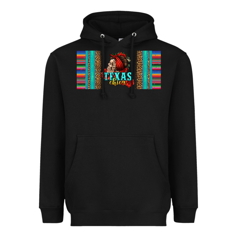 Texas Chica Skull With Bandana Heavyweight Hoodie by Jasminsmagicworld | Teevron
