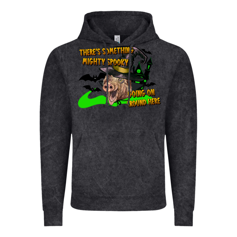 There's Something Mighty Going On Around Here Pig Vintage Hoodie by LillyAllenDesigns | Teevron