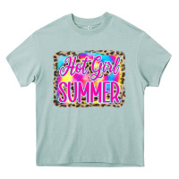 Arona Hot Girl Summer Tie Dye Leopard Heavy Core Tee - CowCowDesign