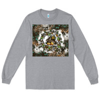 Heather Grey natures circle of life Long Sleeve Tee - CowhideDigitalArt