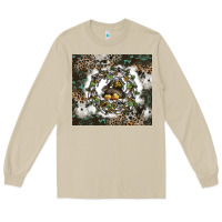 Mushroom natures circle of life Long Sleeve Tee - CowhideDigitalArt