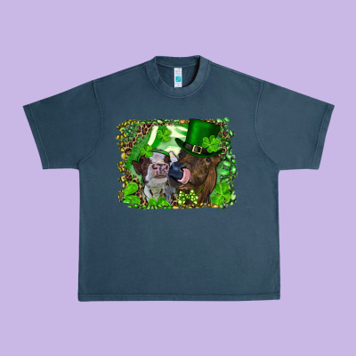 St. Patrick's Day Heifers Urban Heavy Tee Designed By Ranaportraitstore