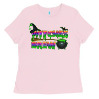 Bubblegum Pink witches brew Ladies Tee - BundleAndBundleShop
