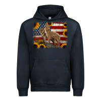 Navy american th of july wolves Urban Hoodie - Jasminsmagicworld
