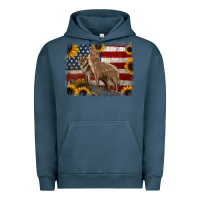 Pigment Midnight Navy american th of july wolves Urban Hoodie - Jasminsmagicworld