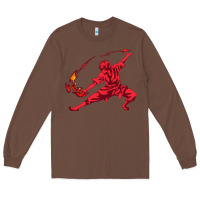 Chestnut zuko Long Sleeve Tee - DesigneFamous