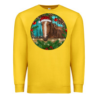 Lemon Brown Horse Christmas Premium Sweatshirt - RanaPortraitStore