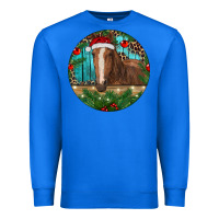 True Royal Brown Horse Christmas Premium Sweatshirt - RanaPortraitStore