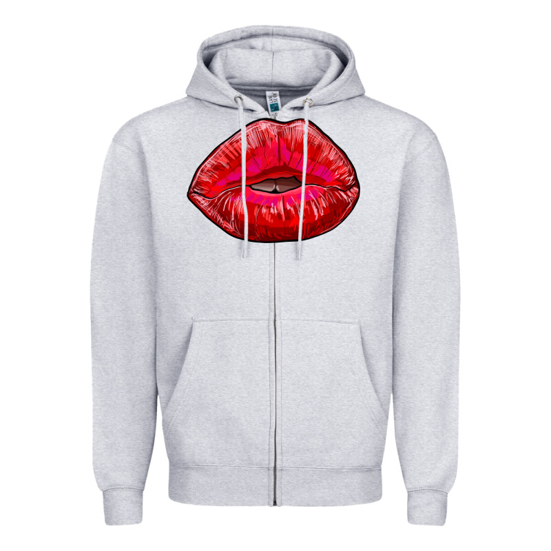 Kiss Zipper Hoodie by RanaPortraitStore | Teevron