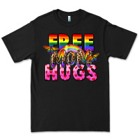 Black Free Mom hugs Premium Tee - FaDigitalArtStudio
