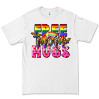 White Free Mom hugs Premium Tee - FaDigitalArtStudio