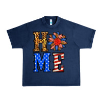 Navy 4th of july home Urban Heavy Tee - BundleAndBundleShop